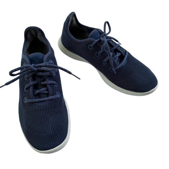 Allbirds Men’s Tree Runners Hazy Indigo Blizzard Sole Size 9 - Picture 4 of 11